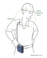 general room air samples breathing zone of worker